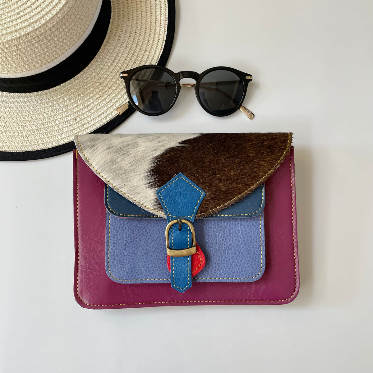 Nephele Dixie Bags Unique Handmade Upcycled Sustainable Leather