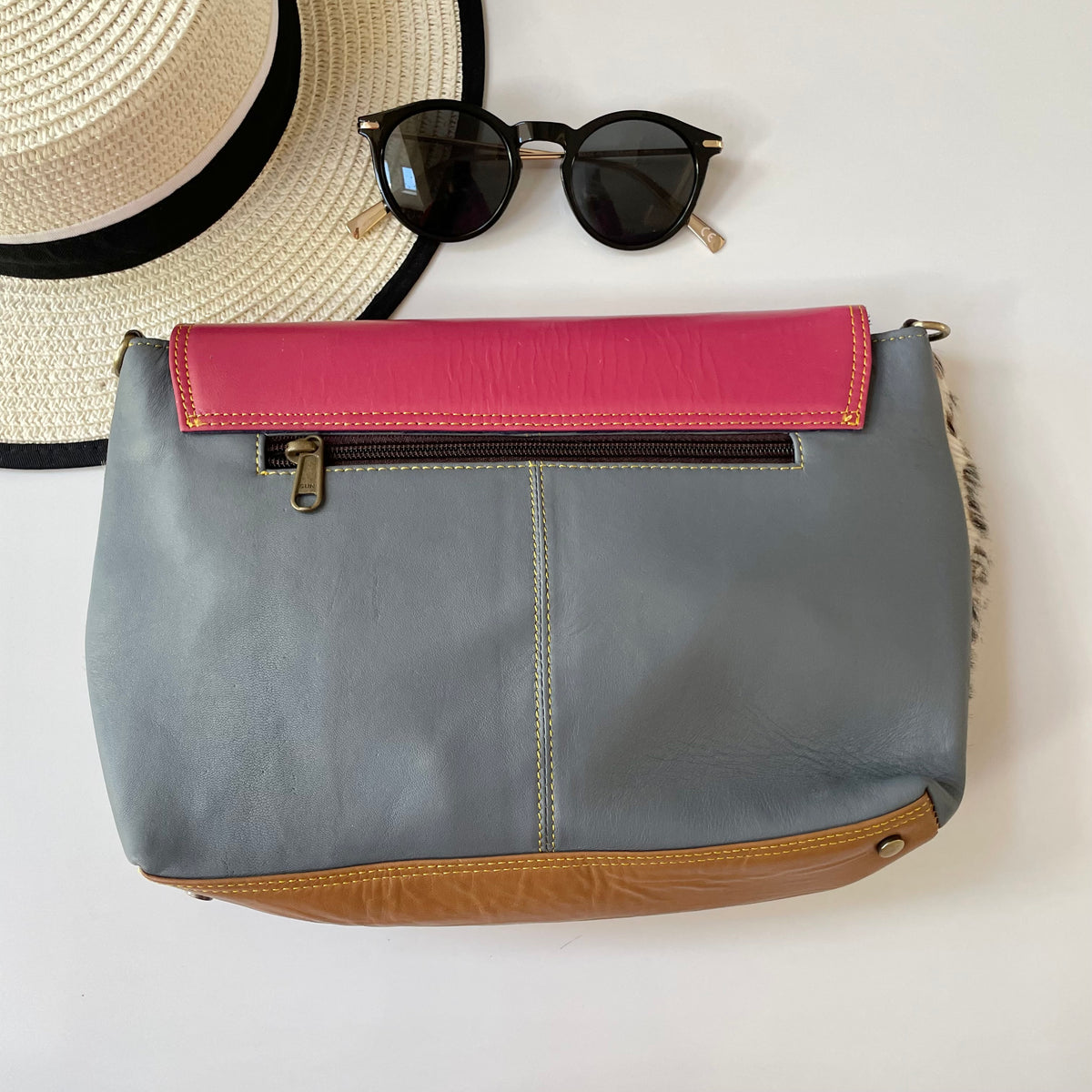OUTLET Nephele Clara Bag Unique Handmade Recycled Sustainable Leather
