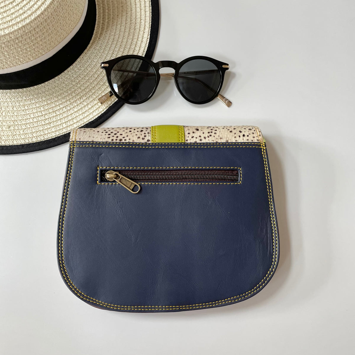OUTLET Nephele Cecile Bag Unique Handmade Recycled Sustainable Leather