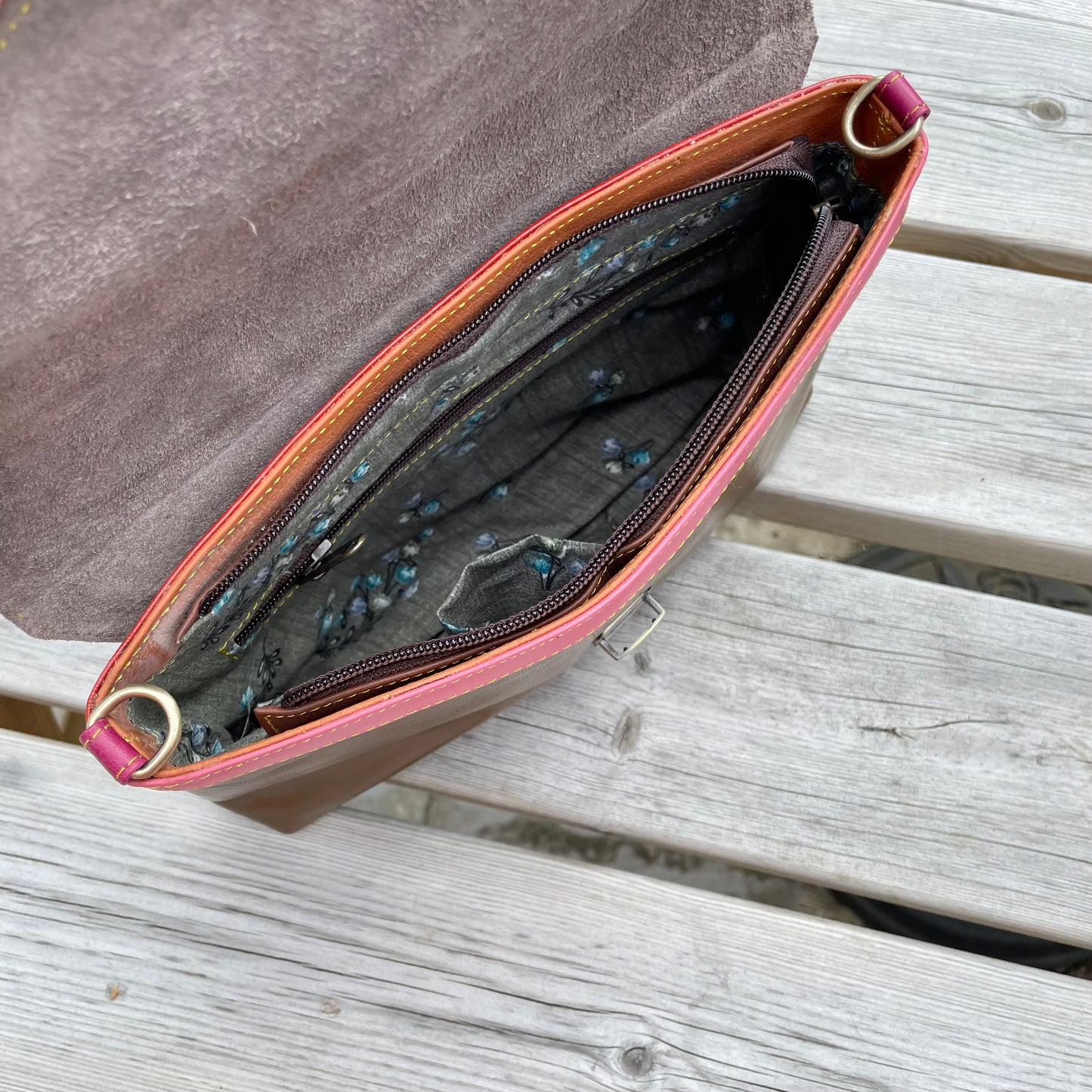 OUTLET Nephele Hattie Bag Unique Handmade Recycled Sustainable Leather