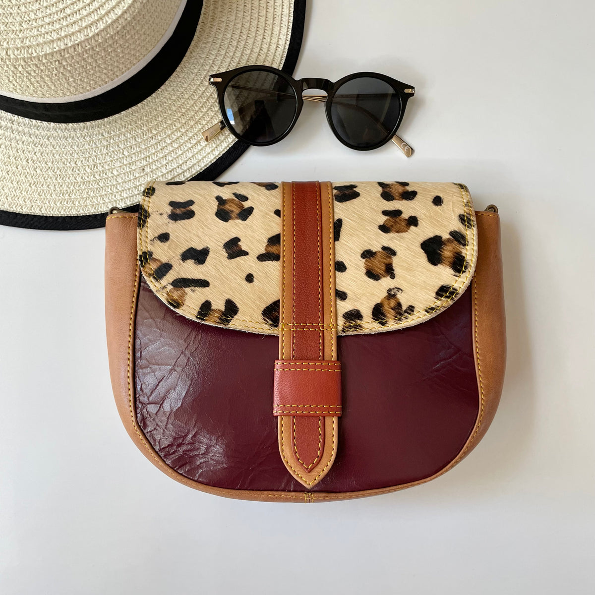 Nephele Dot Bags Unique Handmade Upcycled Sustainable Leather