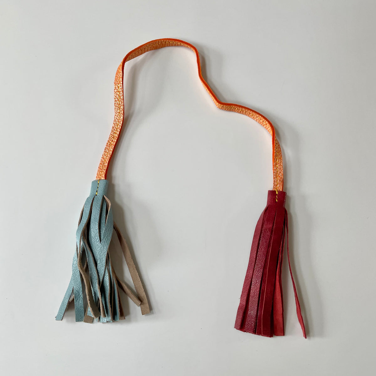 OUTLET Nephele Leather Bag Tassels