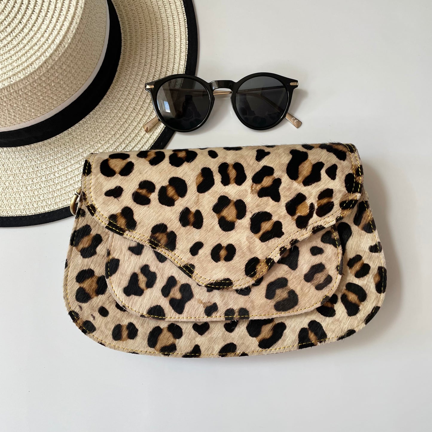 OUTLET Nephele Poppy Bag Unique Handmade Recycled Sustainable Leather