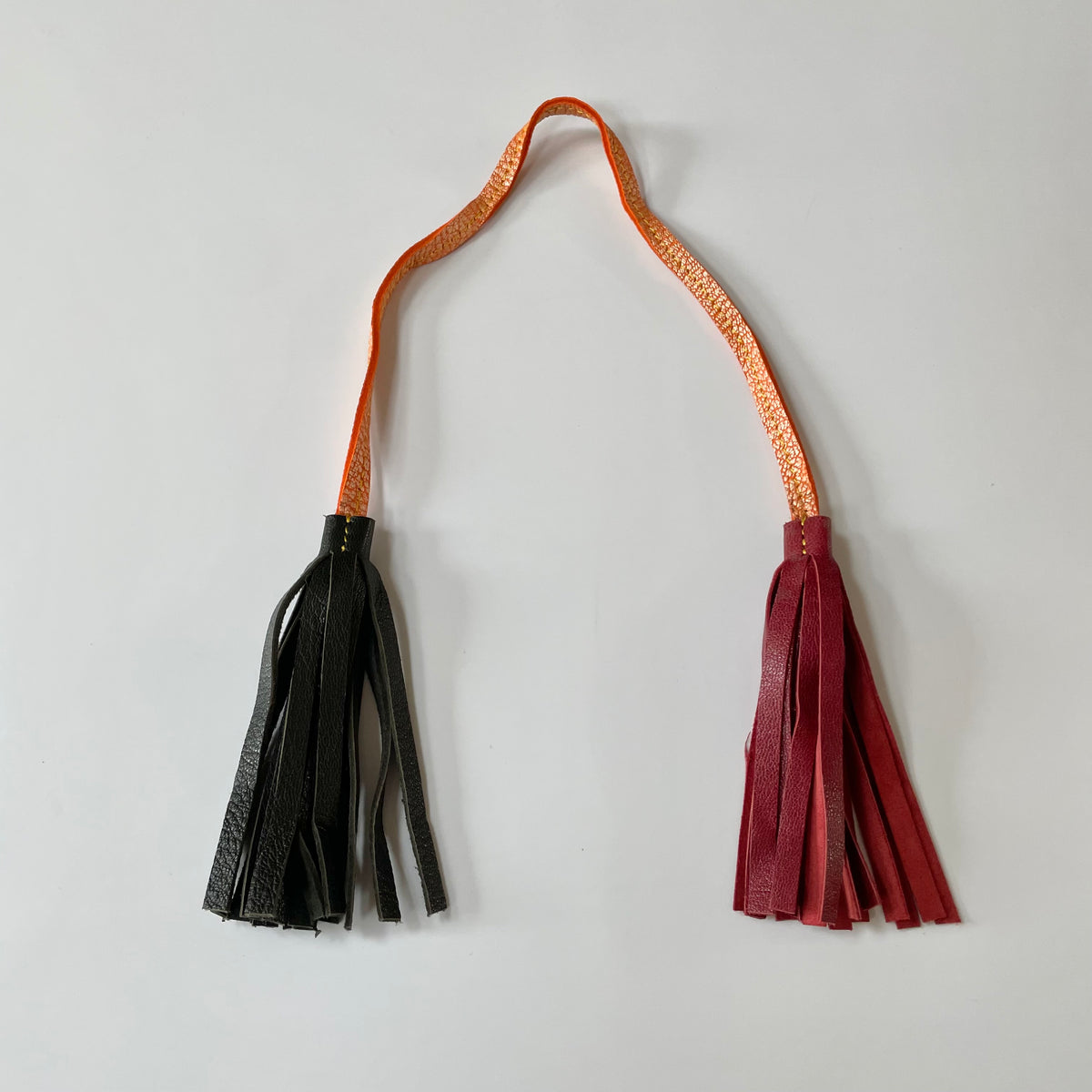 OUTLET Nephele Leather Bag Tassels