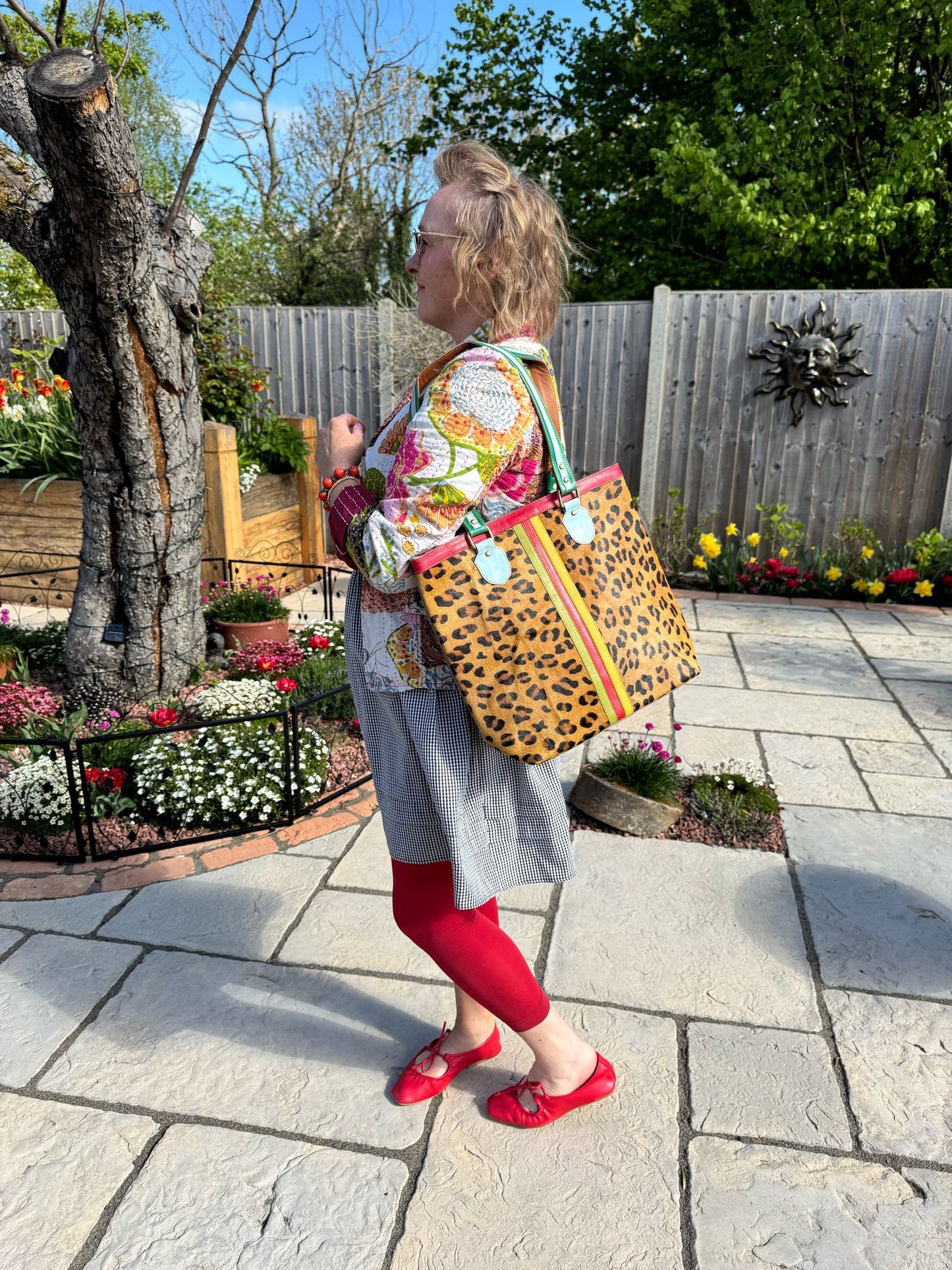 Nephele Layla Tote Bags Unique Handmade Recycled Sustainable Upcycled Leather