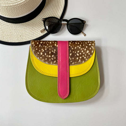 OUTLET Nephele Cecile Bag Unique Handmade Recycled Sustainable Leather