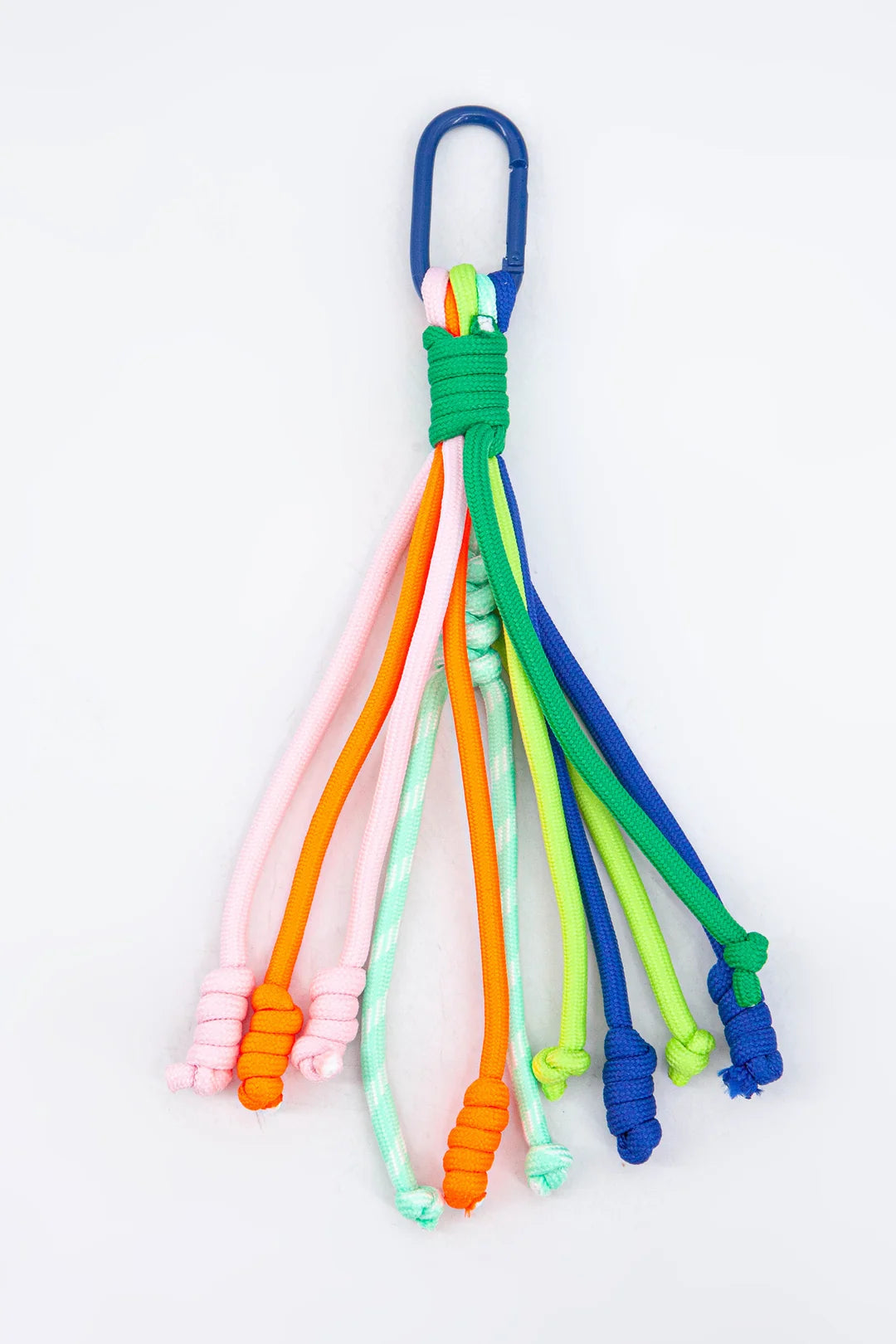 Clip On Bag Charm in Blue/Green/Pink/Orange
