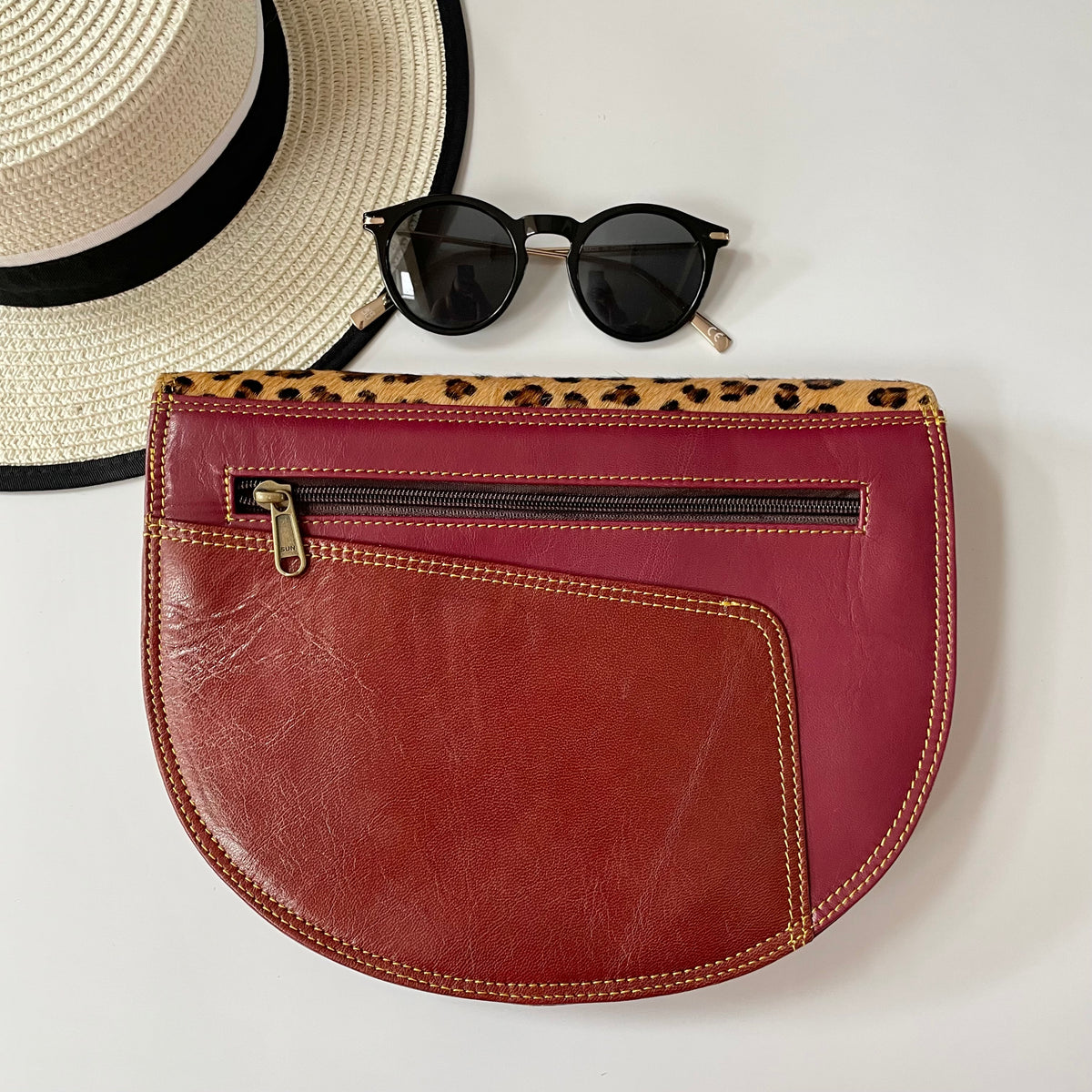OUTLET Nephele Mildred Bag Unique Handmade Recycled Sustainable Leather