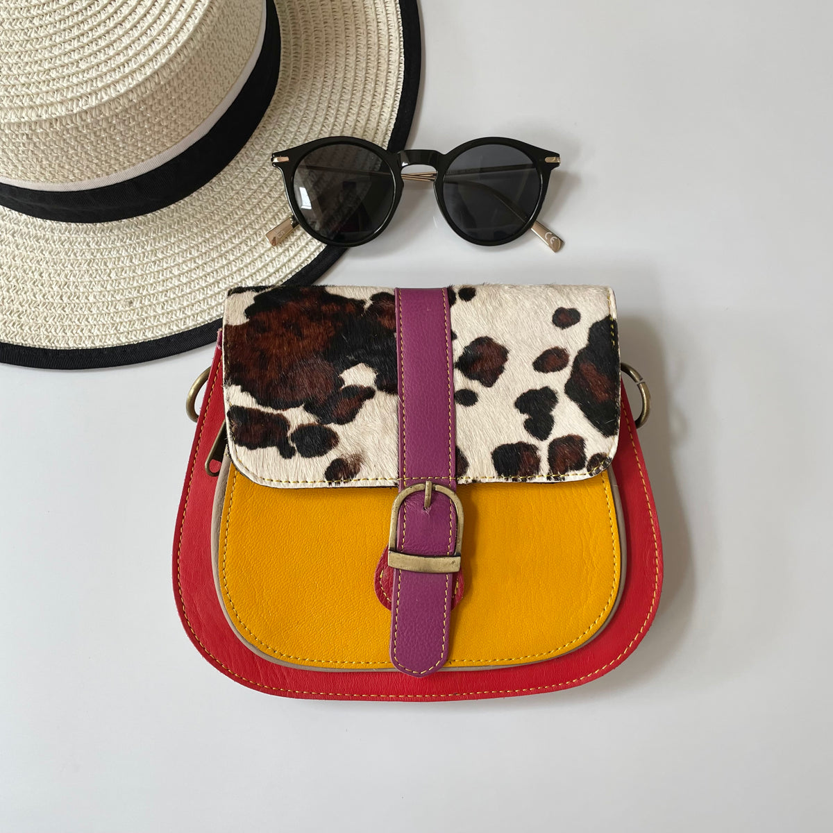NEW Nephele Agnes Bags Unique Handmade Recycled Leather