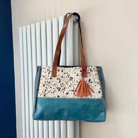 Nephele Anya Tote Bags Unique Handmade Upcycled Sustainable Leather