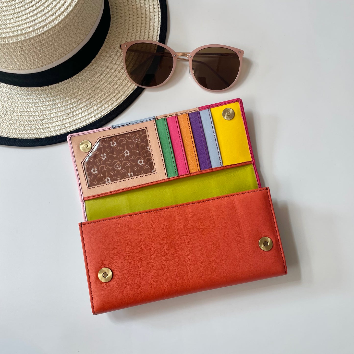 Nephele Lisa Purses Unique Handmade Recycled Sustainable Upcycled Leather Rainbow