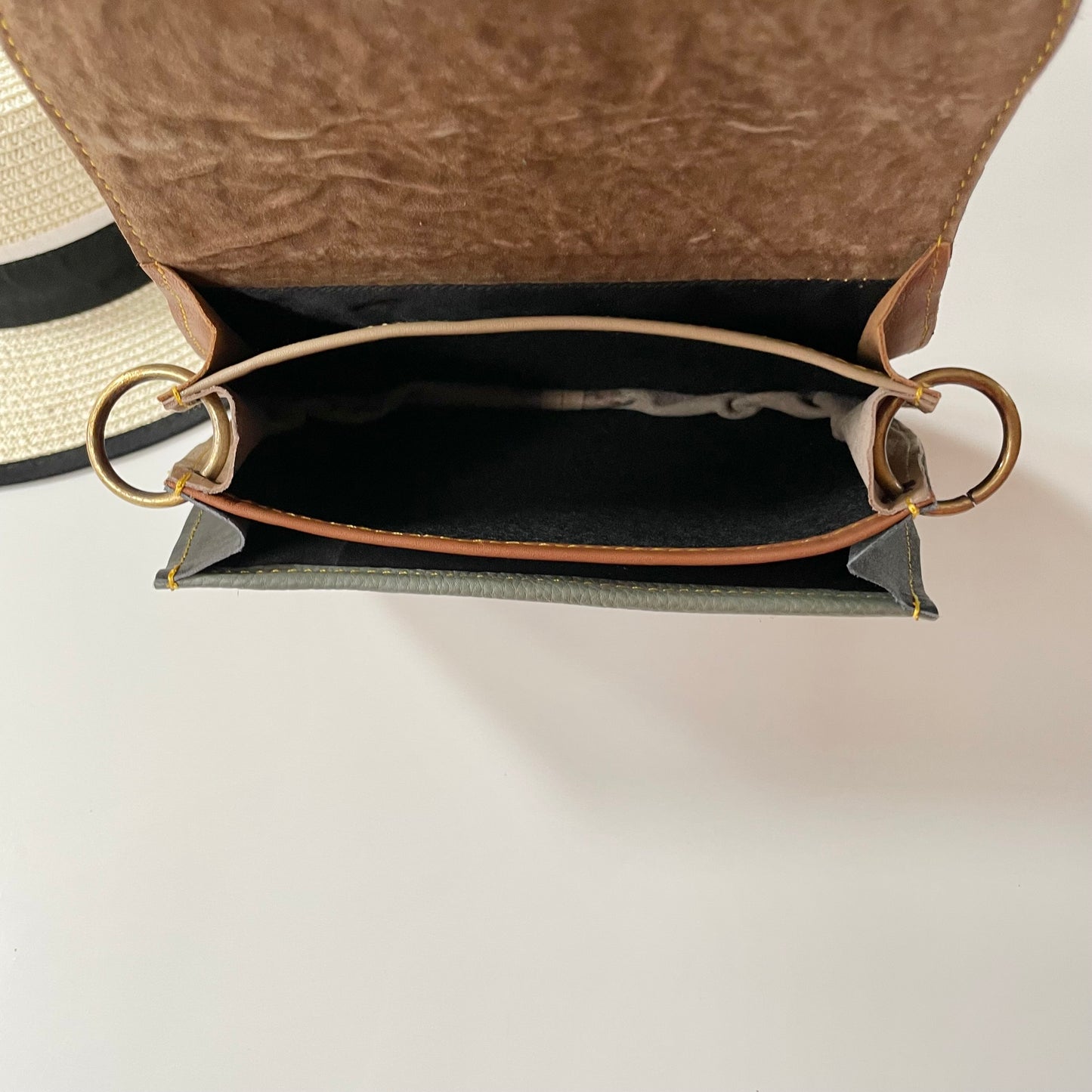 OUTLET Nephele Tallulah Bag Unique Handmade Recycled Sustainable Leather