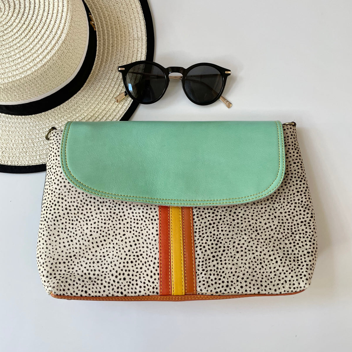 NEW Nephele Clara Bags Unique Handmade Recycled Leather