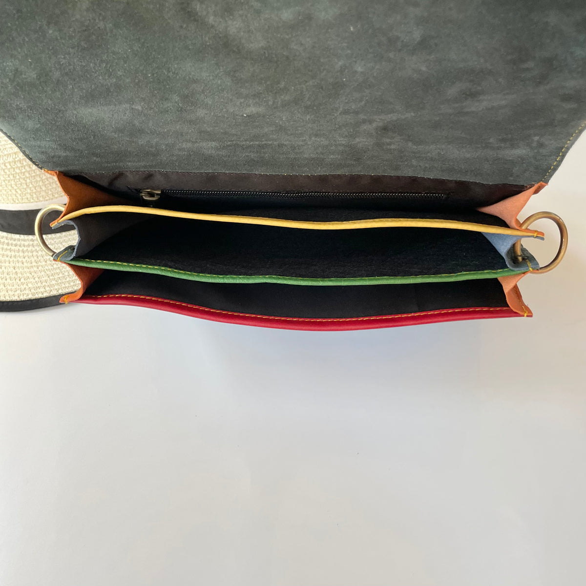 OUTLET Nephele Blanche Bag Unique Handmade Recycled Sustainable Leather