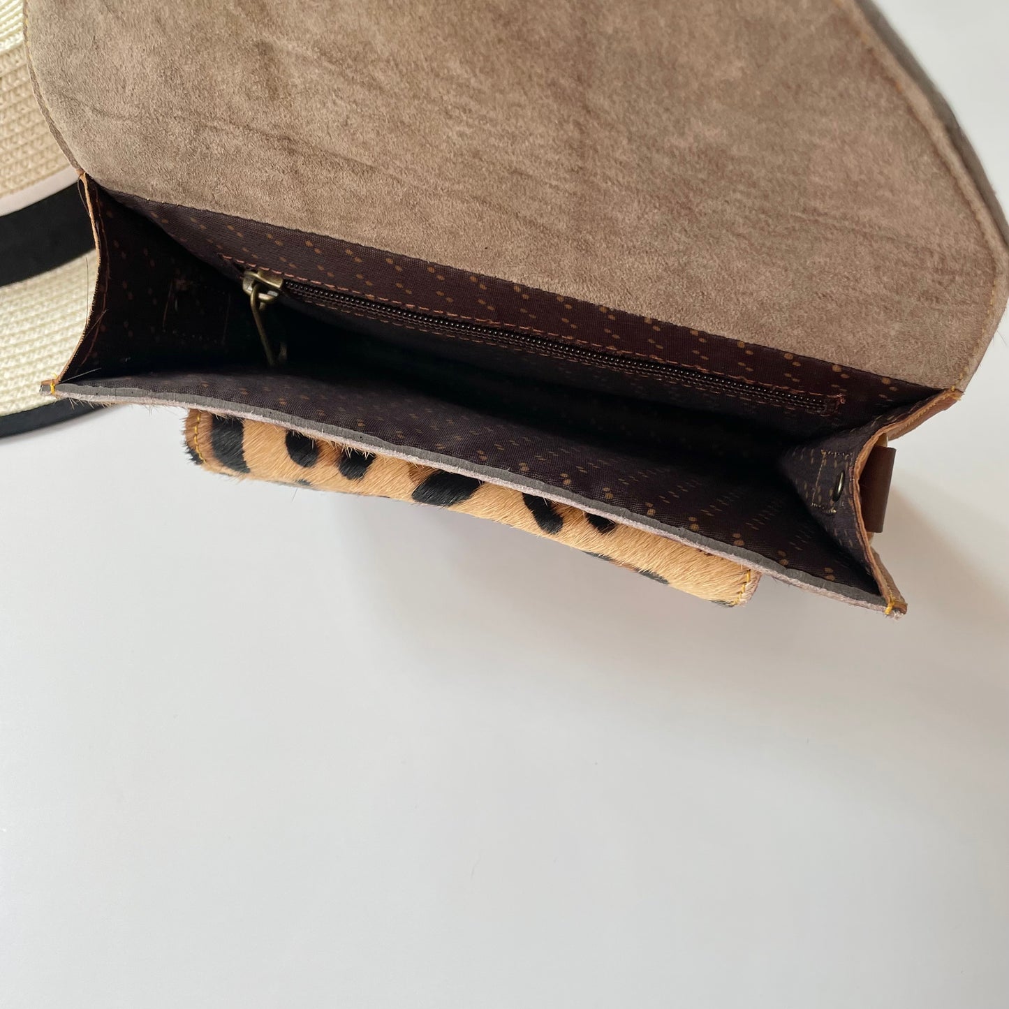 Nephele Kelci Full Print Bags Unique Handmade Recycled Sustainable Upcycled Leather