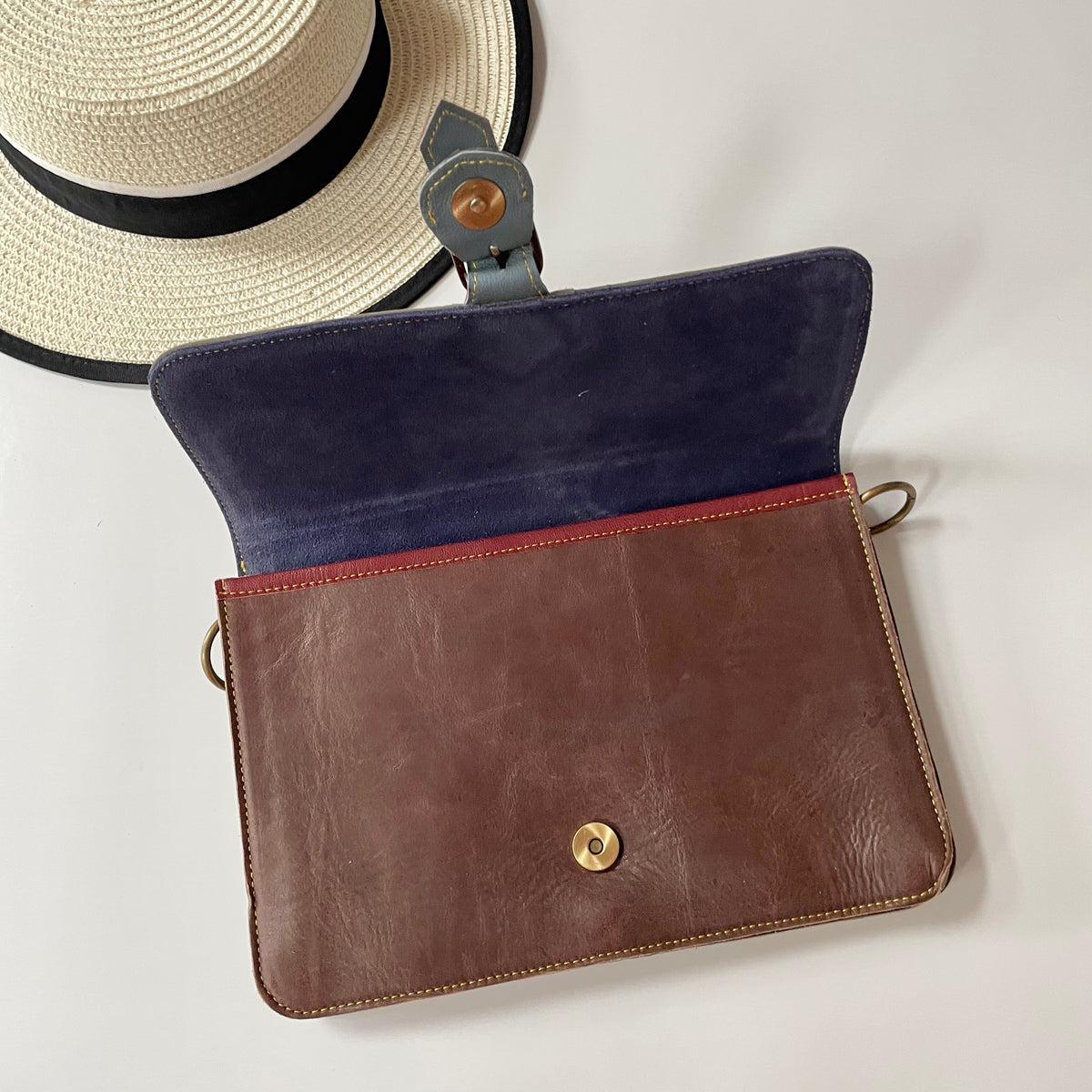 OUTLET Nephele Blanche Bag Unique Handmade Recycled Sustainable Leather