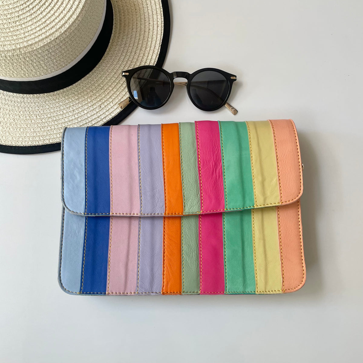 OUTLET Nephele Luna Bag Unique Handmade Recycled Sustainable Leather
