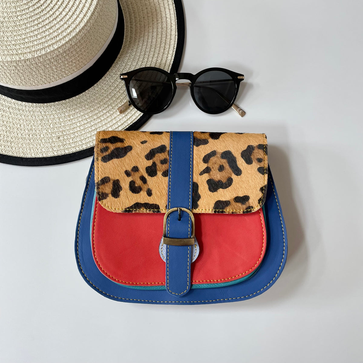 NEW Nephele Agnes Bags Unique Handmade Recycled Leather