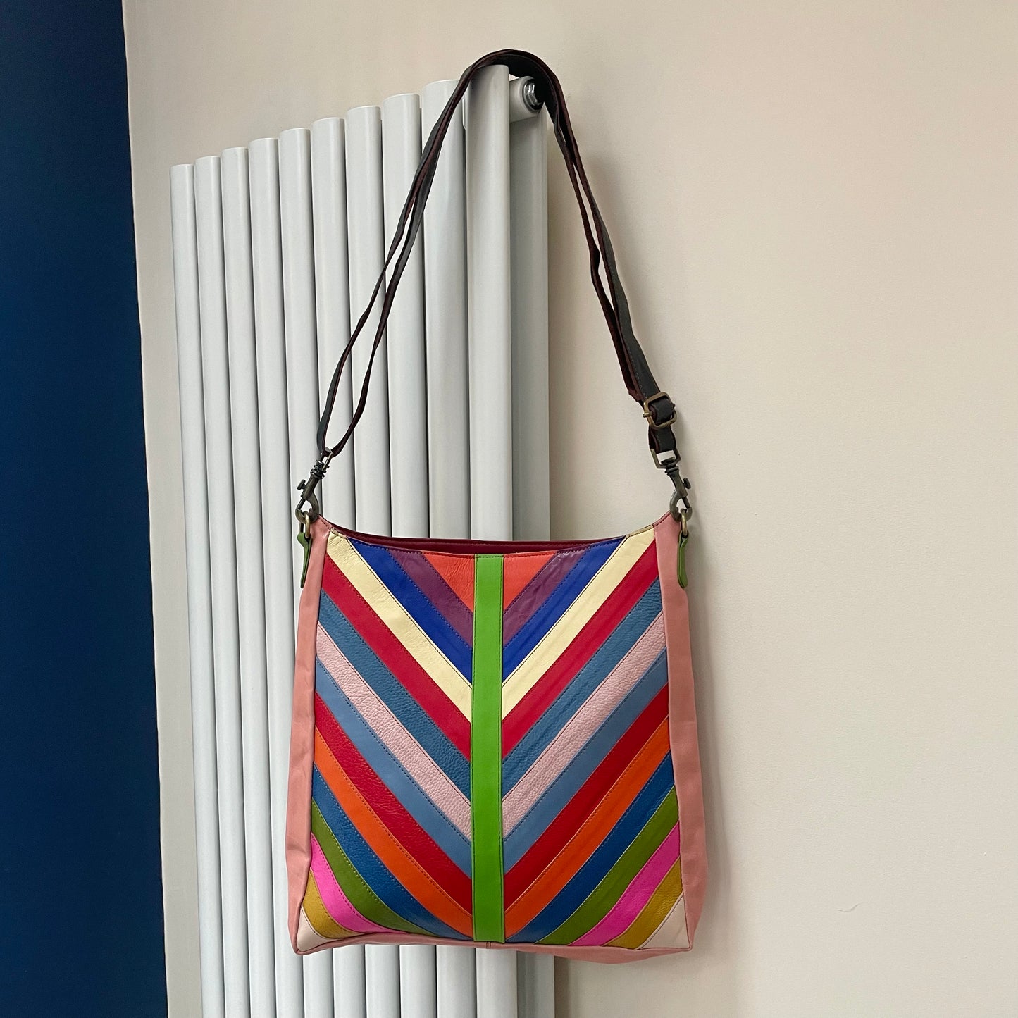 Nephele Joy Bags Unique Handmade Recycled Sustainable Leather Upcycled Rainbow