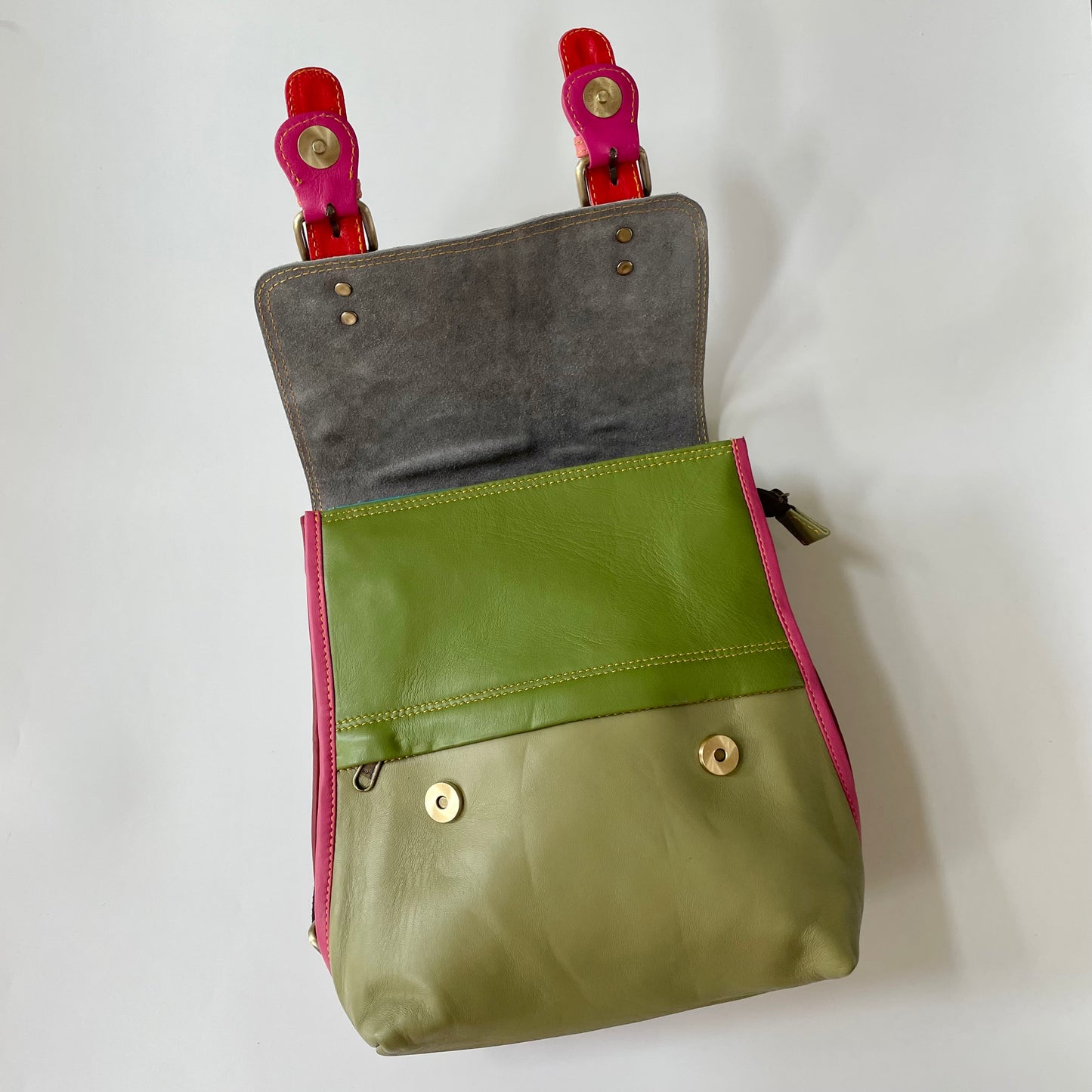 Nephele Sophie Backpack Unique Handmade Recycled Sustainable Upcycled Leather