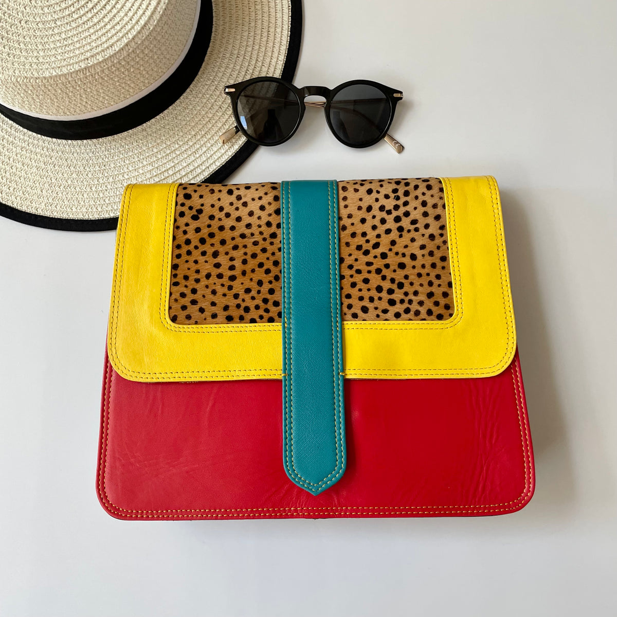 NEW Nephele Carli Bags Unique Handmade Recycled Leather