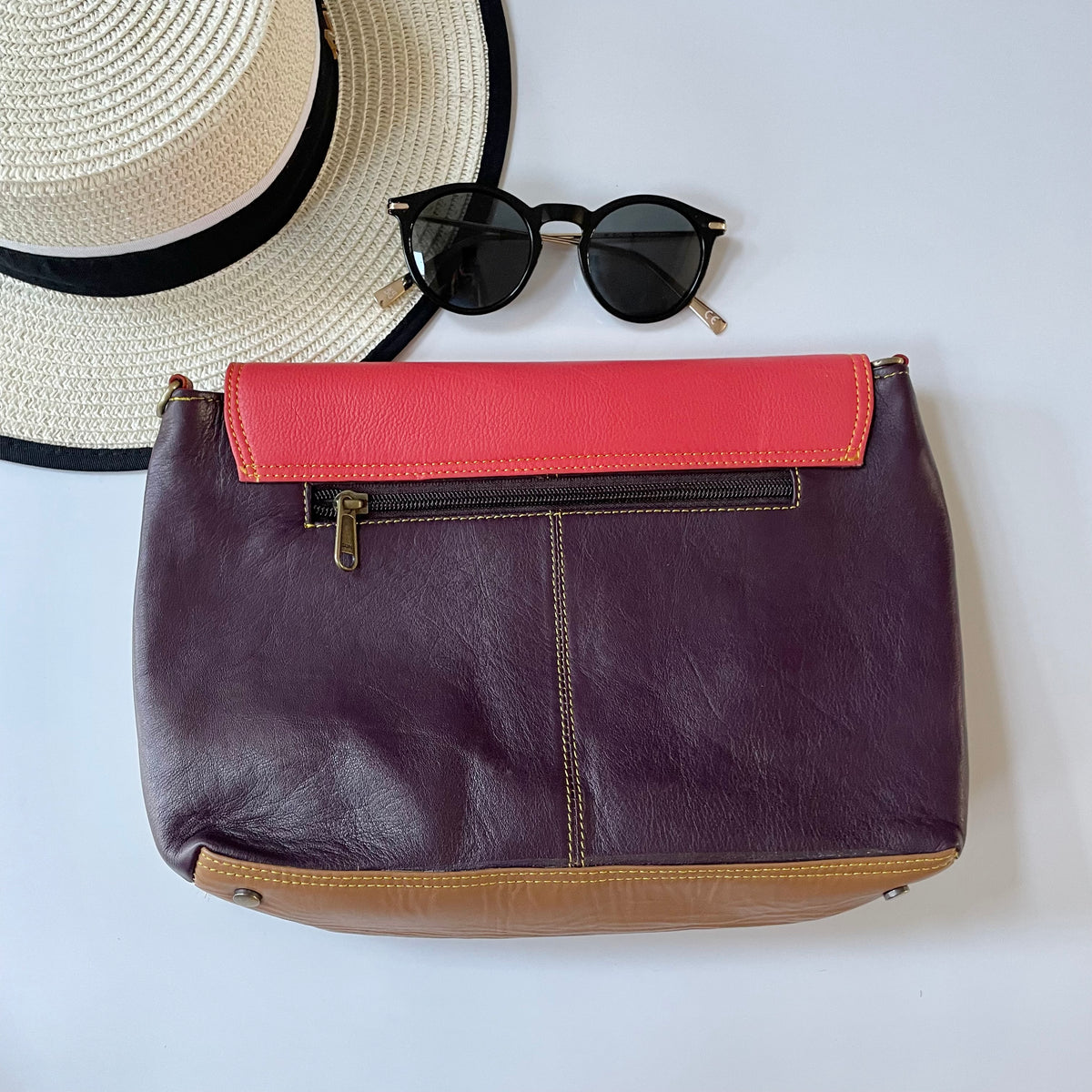 OUTLET Nephele Clara Bag Unique Handmade Recycled Sustainable Leather