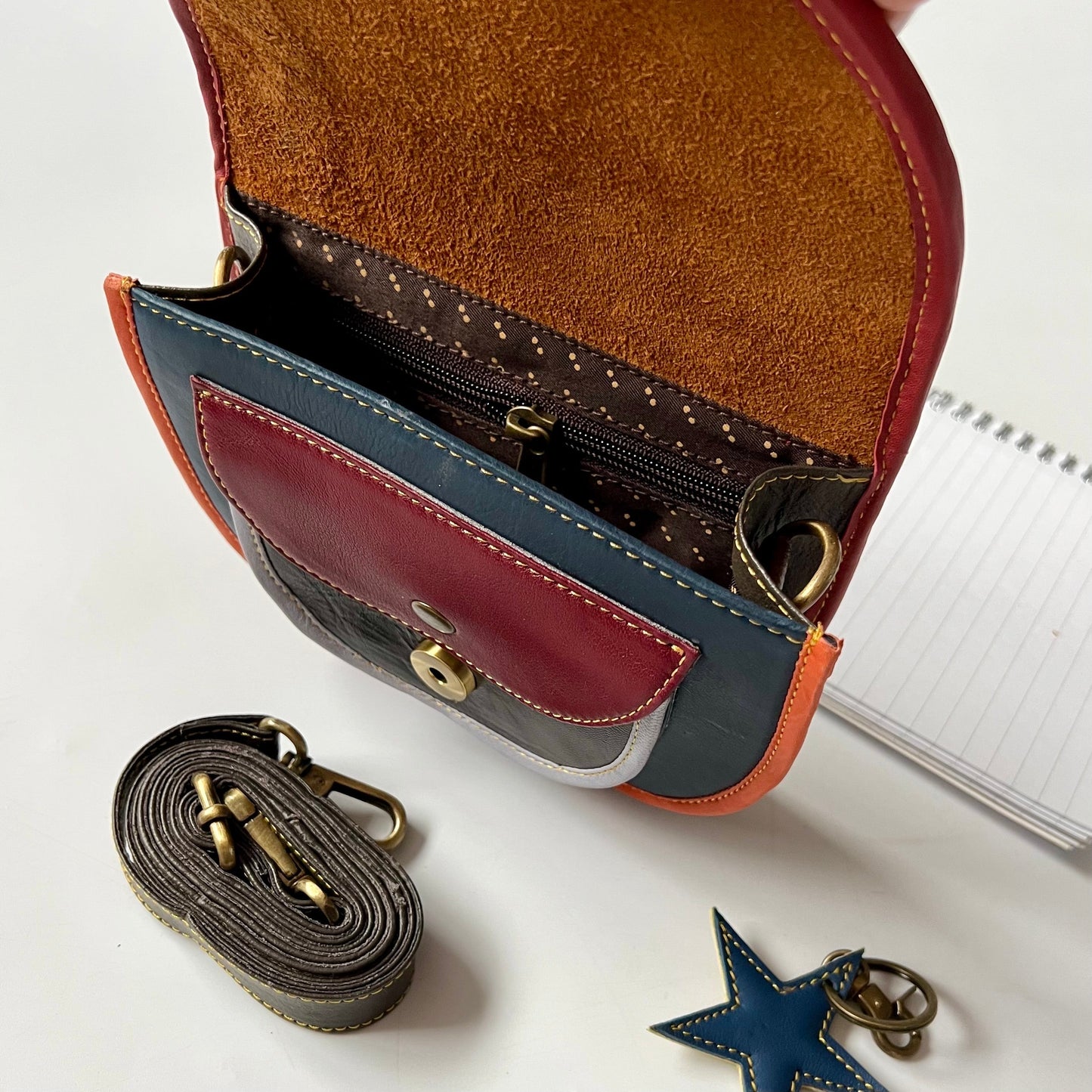 Nephele Olivia Bags Unique Handmade Recycled Sustainable Upcycled Leather