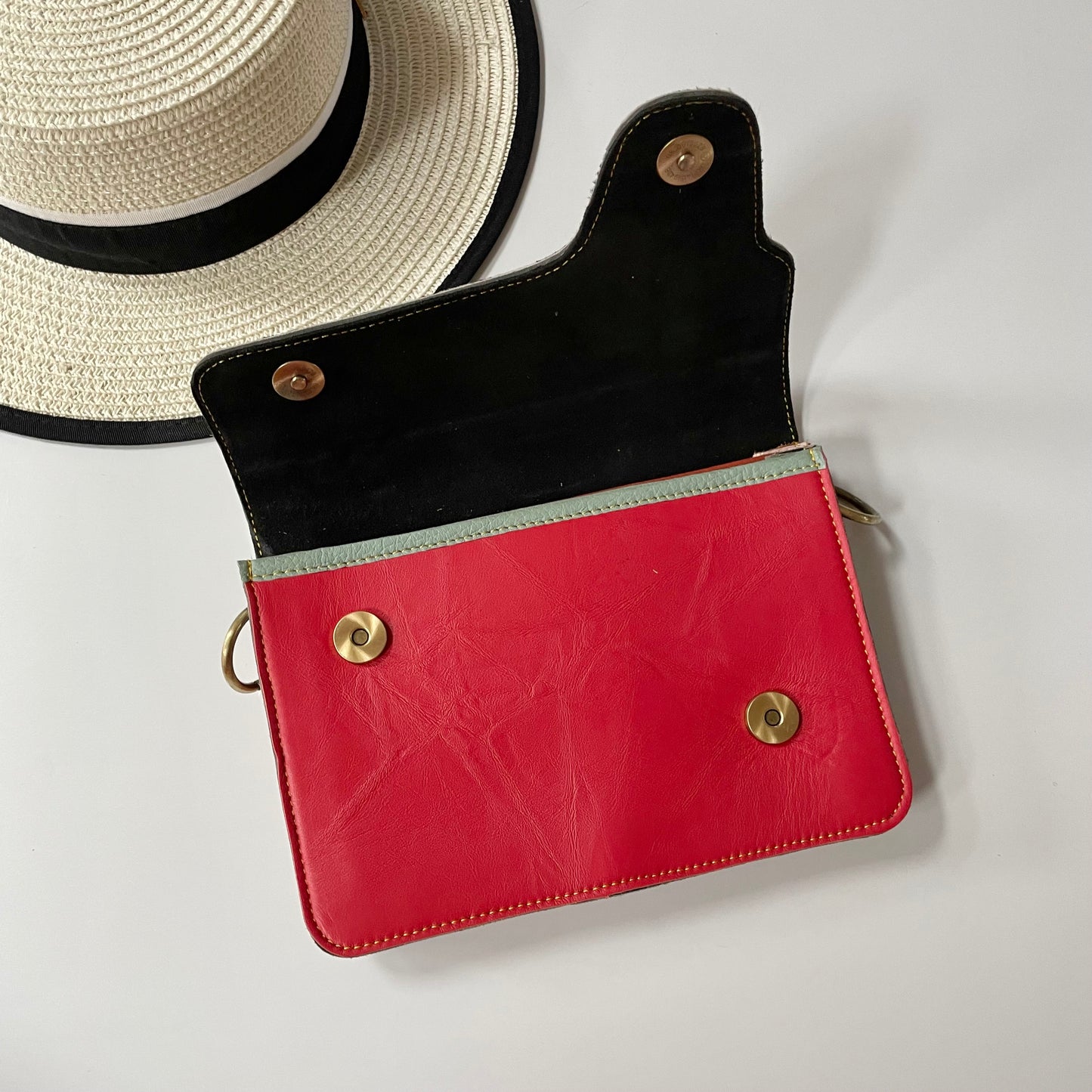 OUTLET Nephele Edna Bag Unique Handmade Recycled Sustainable Leather