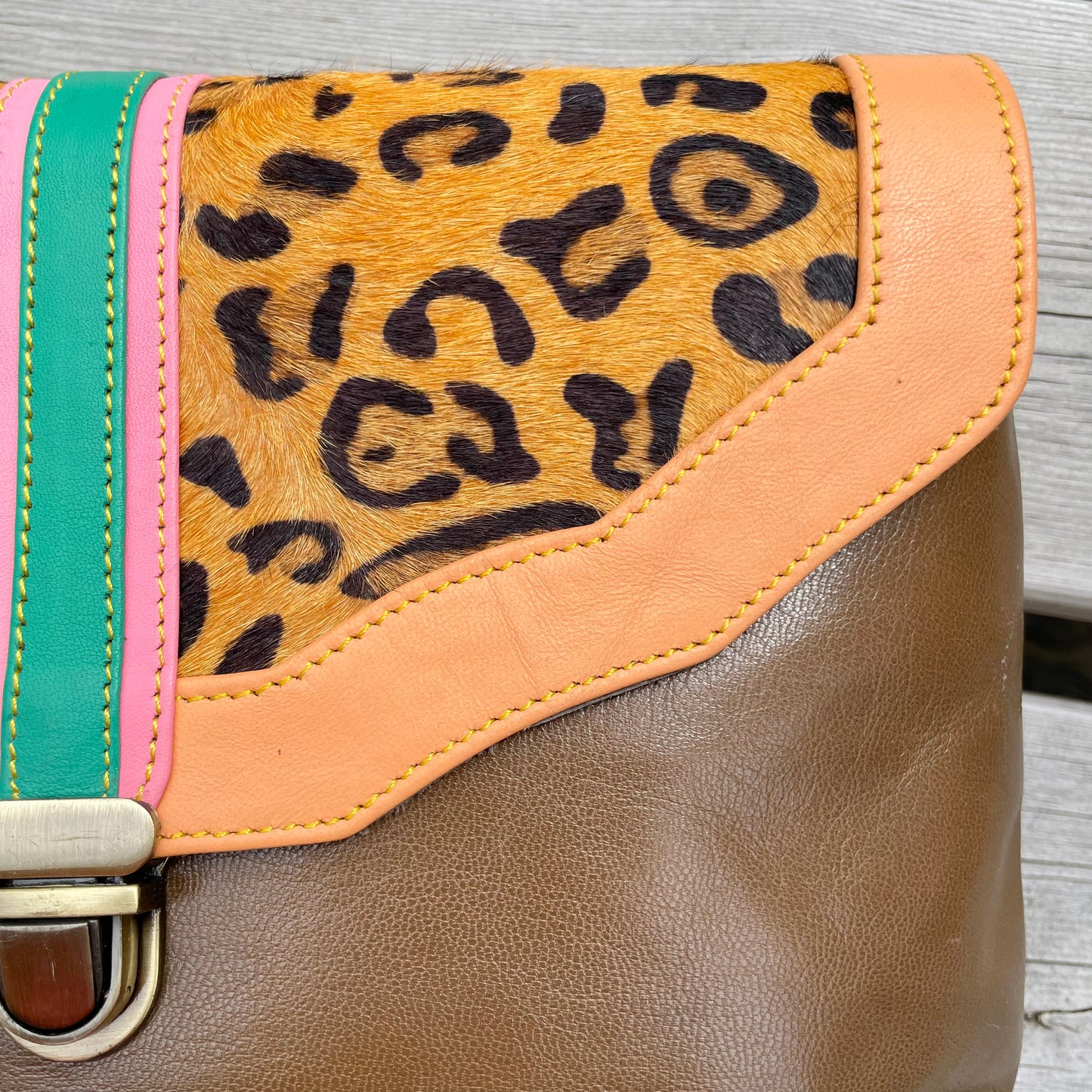 OUTLET Nephele Hattie Bag Unique Handmade Recycled Sustainable Leather