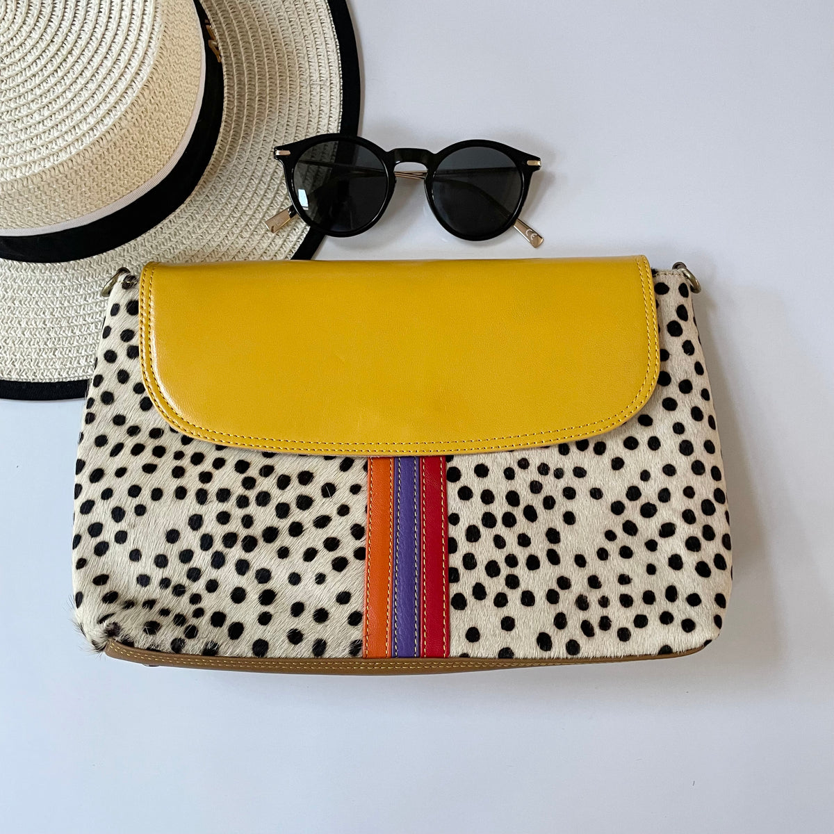 NEW Nephele Clara Bags Unique Handmade Recycled Leather