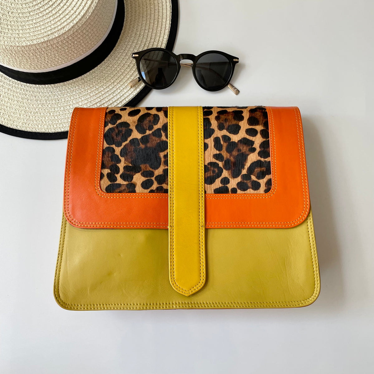NEW Nephele Carli Bags Unique Handmade Recycled Leather