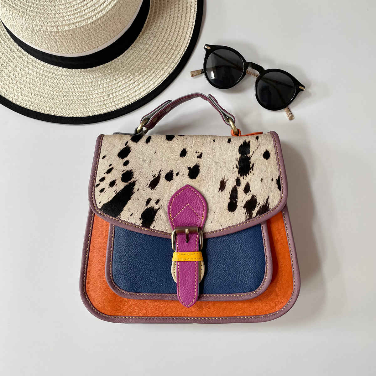 OUTLET Nephele Lydia Bag Unique Handmade Recycled Sustainable Leather