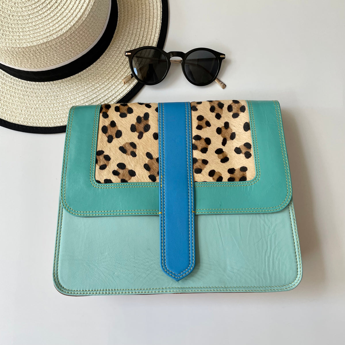 NEW Nephele Carli Bags Unique Handmade Recycled Leather