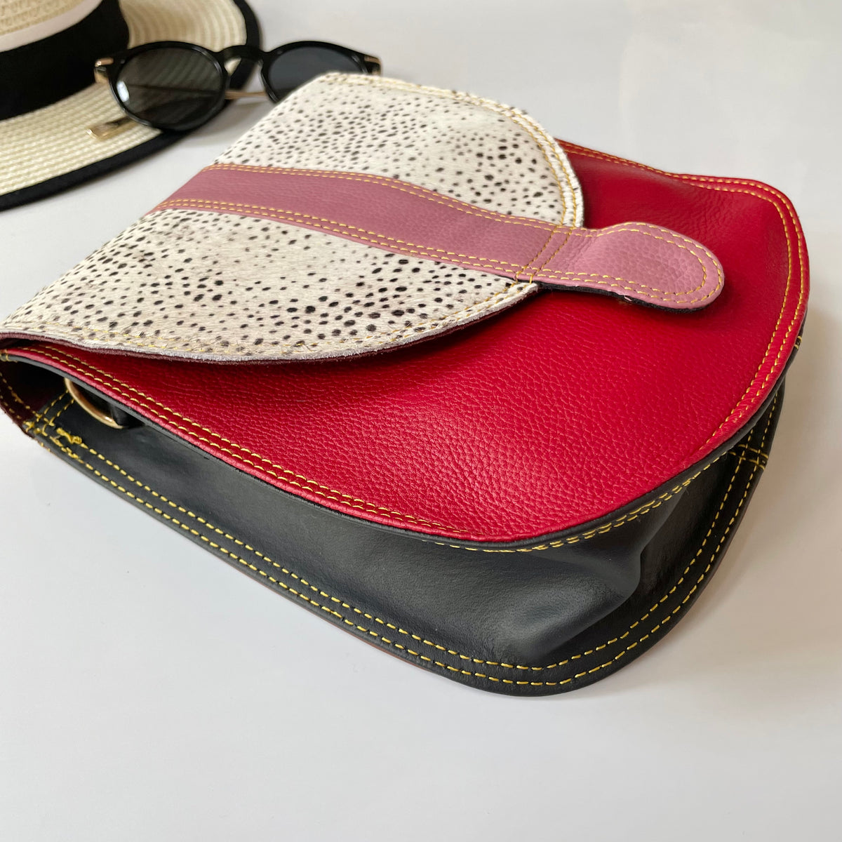 OUTLET Nephele Margot Bag Unique Handmade Recycled Sustainable Leather