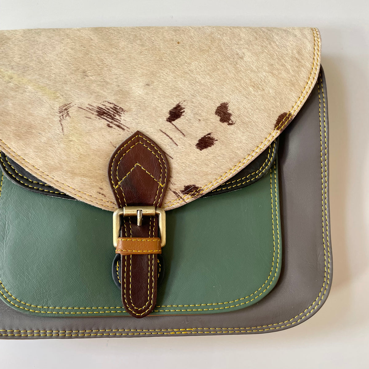 OUTLET Nephele Libby Bag Unique Handmade Recycled Sustainable Leather
