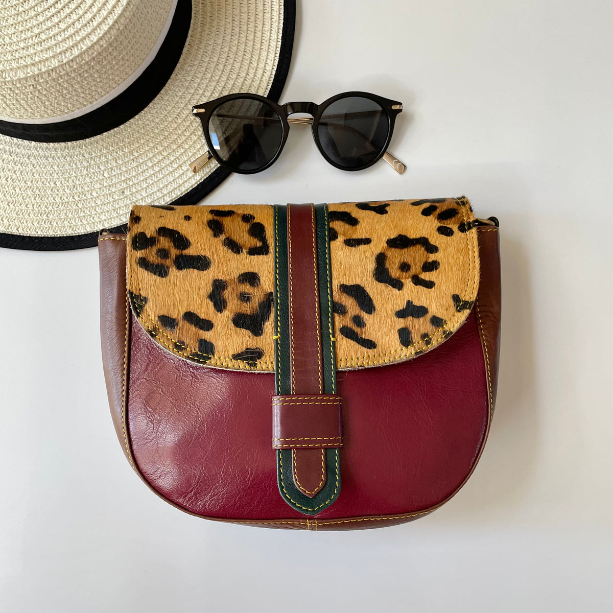 Nephele Dot Bags Unique Handmade Upcycled Sustainable Leather