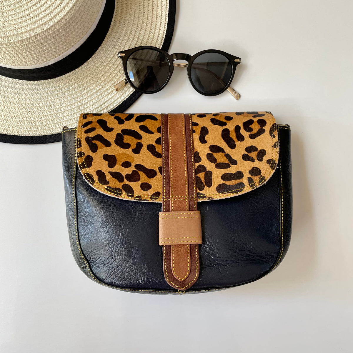 Nephele Dot Bags Unique Handmade Upcycled Sustainable Leather