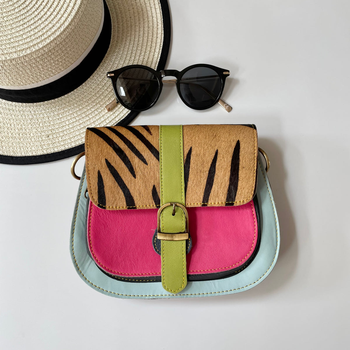 NEW Nephele Agnes Bags Unique Handmade Recycled Leather