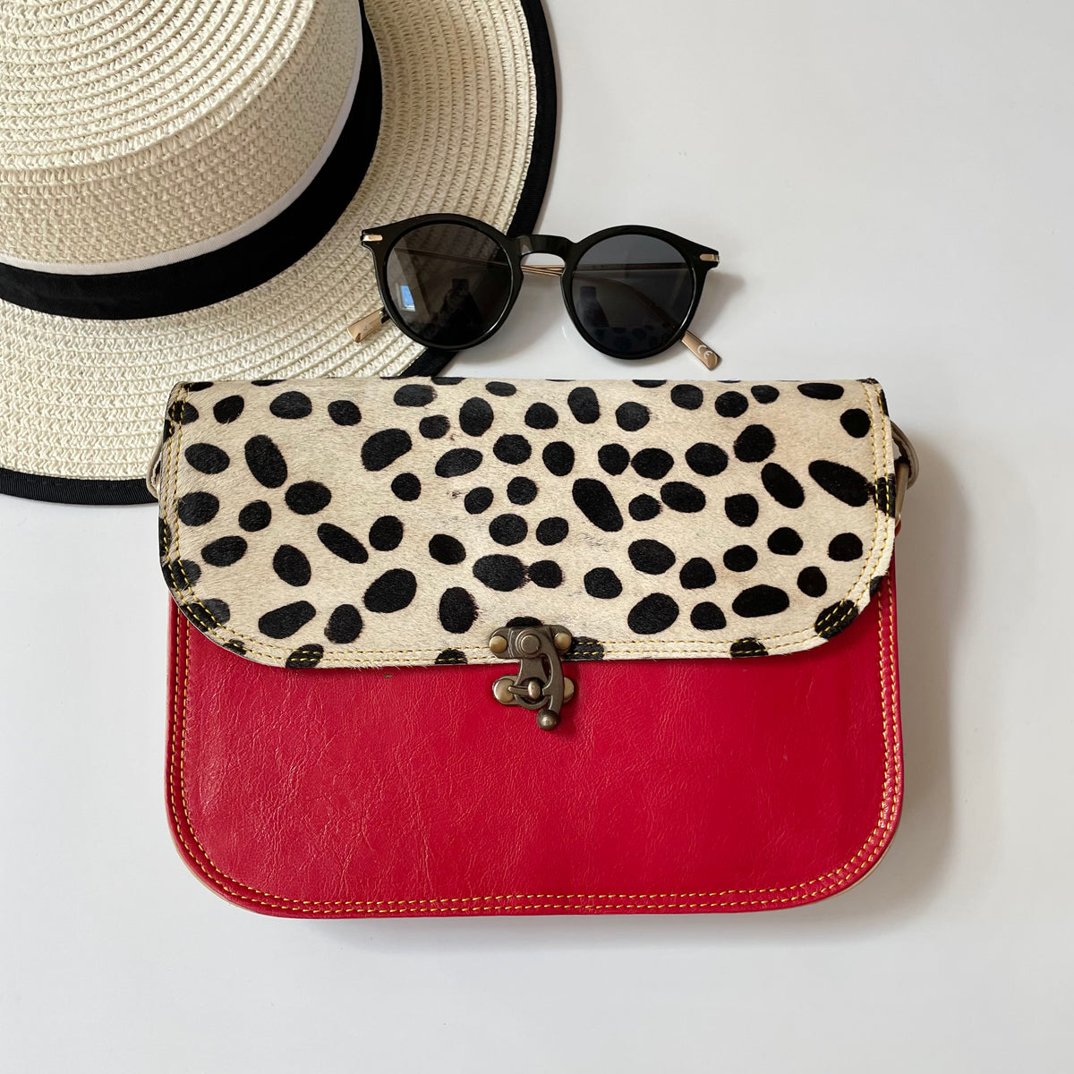 OUTLET Nephele Belle Bag Unique Handmade Recycled Sustainable Leather