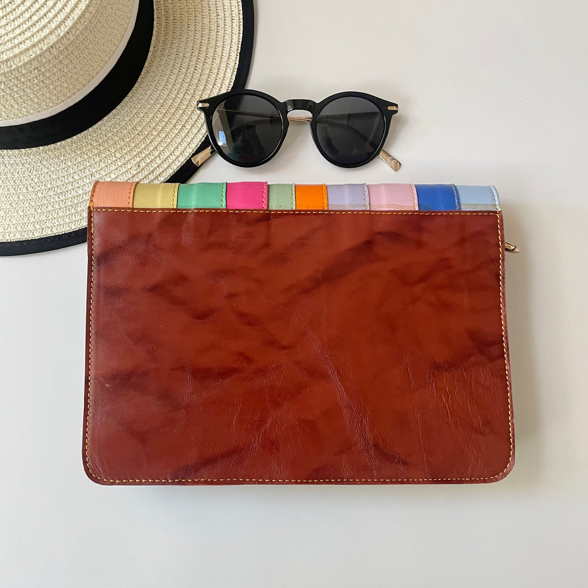 OUTLET Nephele Luna Bag Unique Handmade Recycled Sustainable Leather