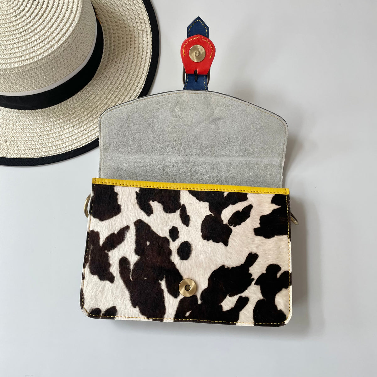 Nephele Nancy Full Print Bags Unique Handmade Upcycled Sustainable Leather