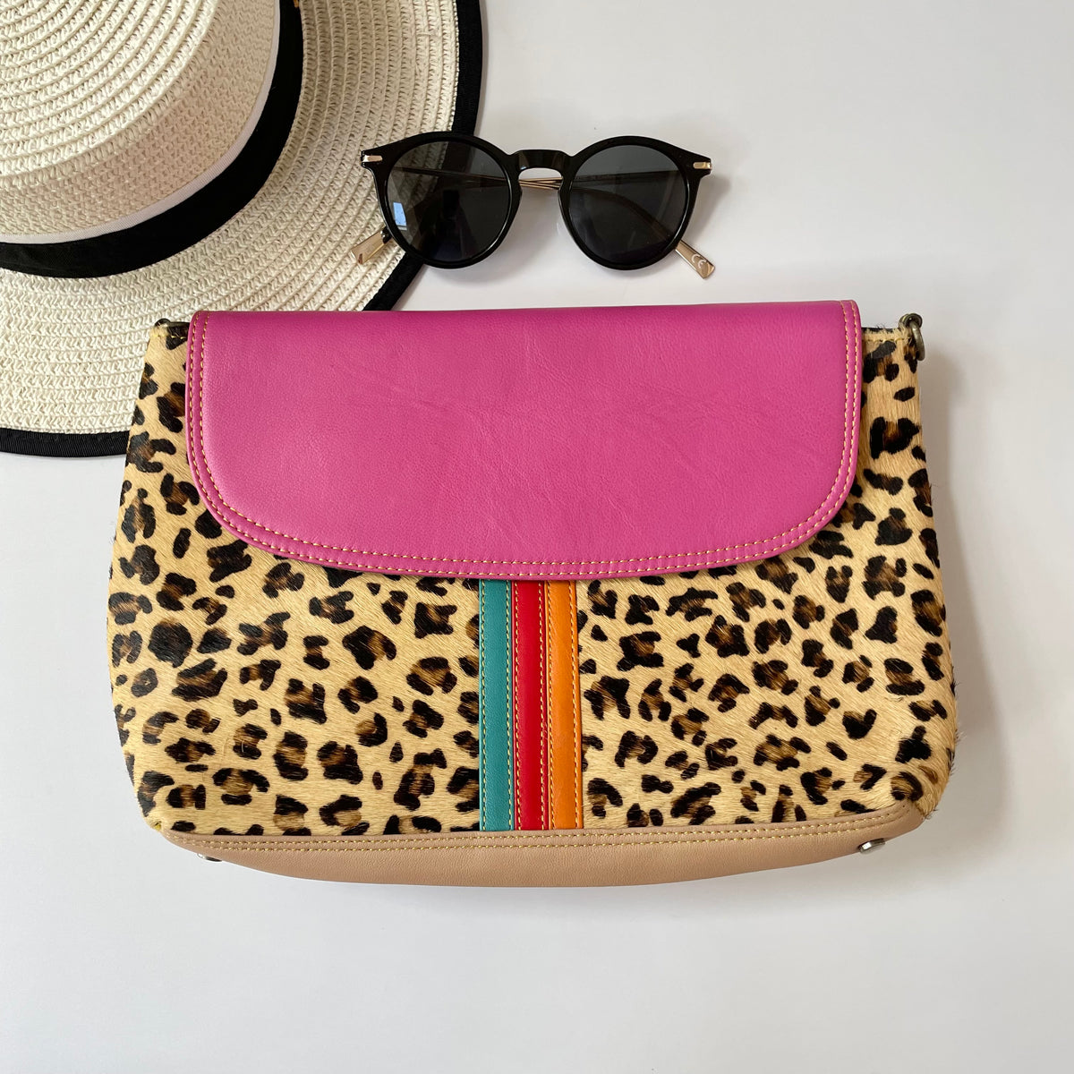 NEW Nephele Clara Bags Unique Handmade Recycled Leather