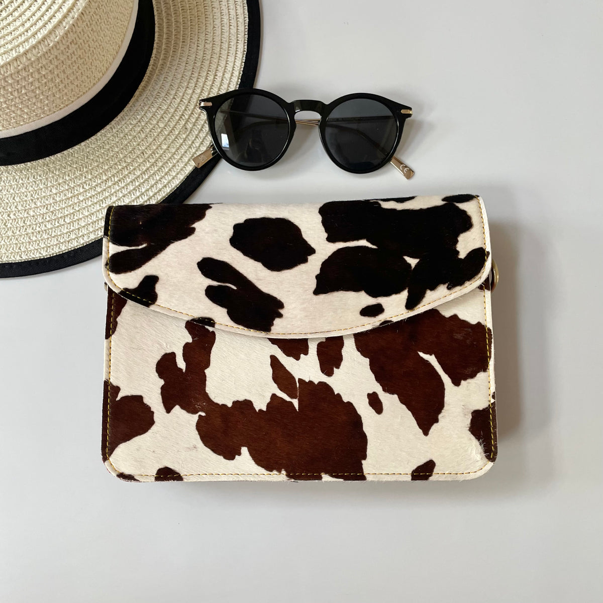 OUTLET Nephele Eadie Full Print Bag Unique Handmade Recycled Sustainable Leather