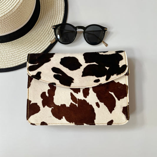 OUTLET Nephele Eadie Full Print Bag Unique Handmade Recycled Sustainable Leather