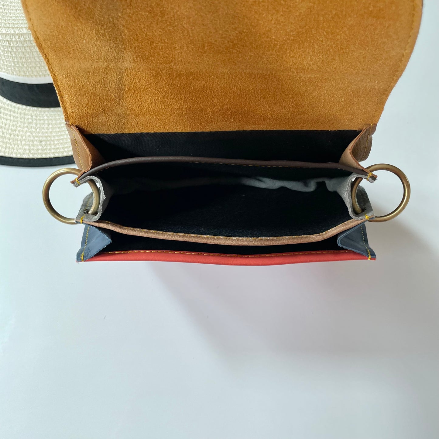 OUTLET Nephele Tallulah Bag Unique Handmade Recycled Sustainable Leather
