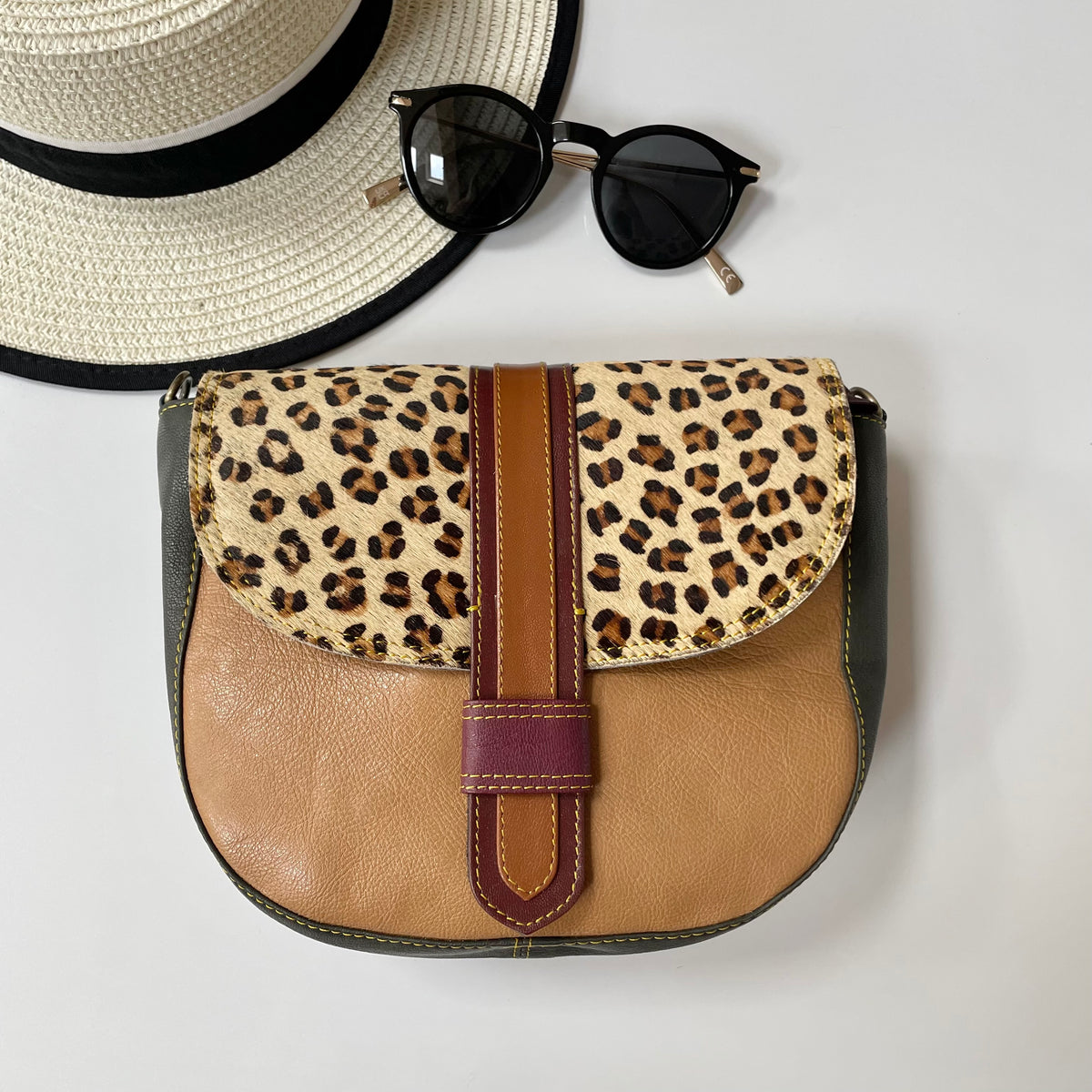 Nephele Dot Bags Unique Handmade Upcycled Sustainable Leather