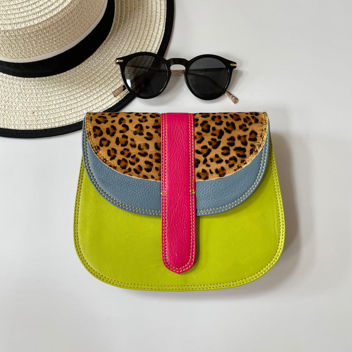 OUTLET Nephele Cecile Bag Unique Handmade Recycled Sustainable Leather