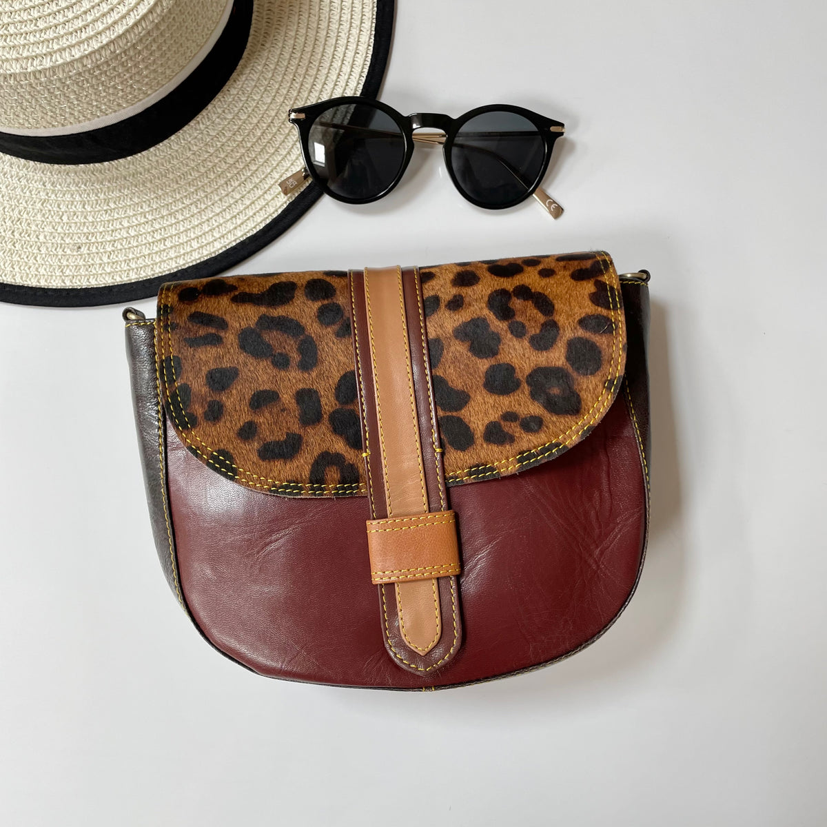 Nephele Dot Bags Unique Handmade Upcycled Sustainable Leather