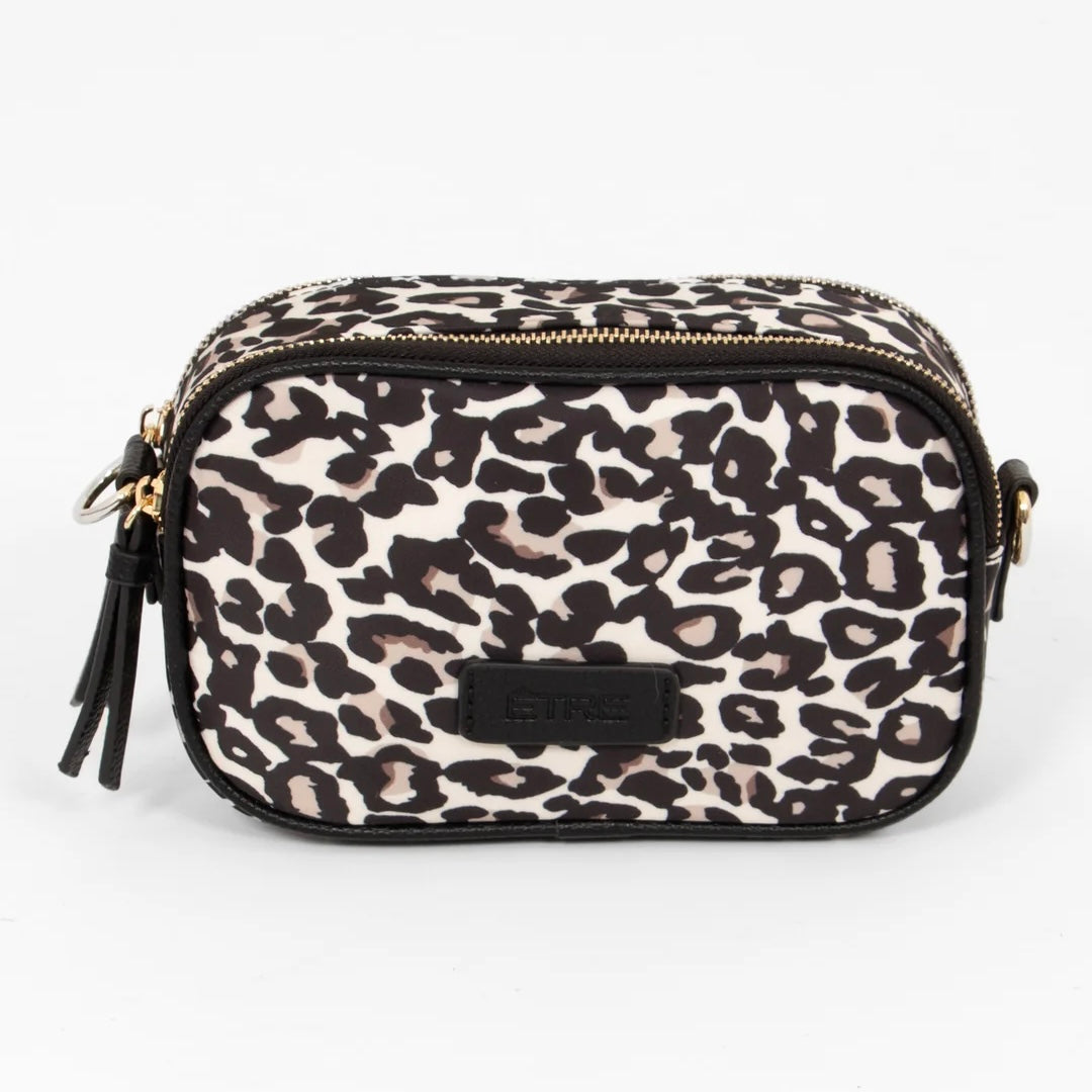 Leopard Print Bag Nylon/PU