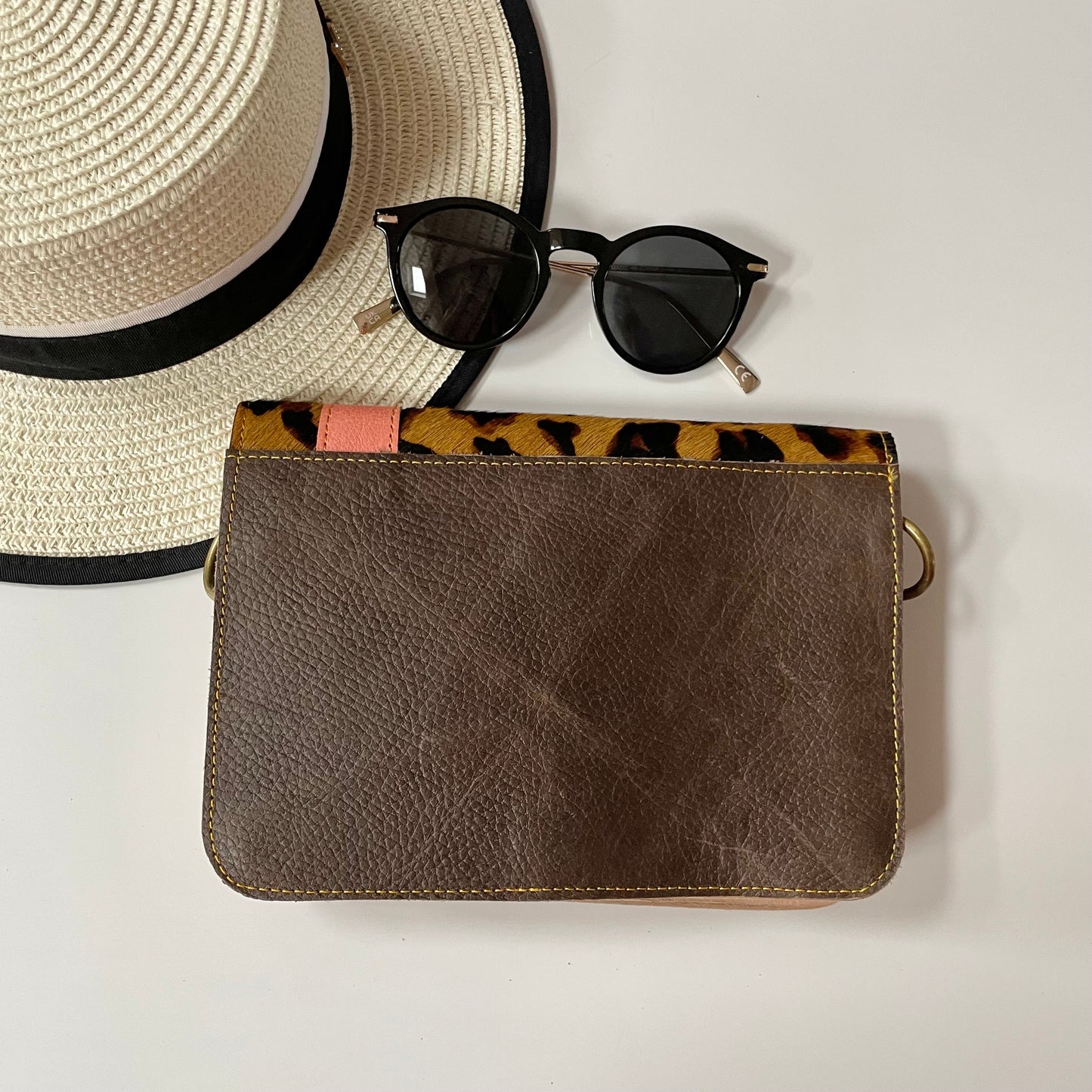 OUTLET Nephele Edna Bag Unique Handmade Recycled Sustainable Leather